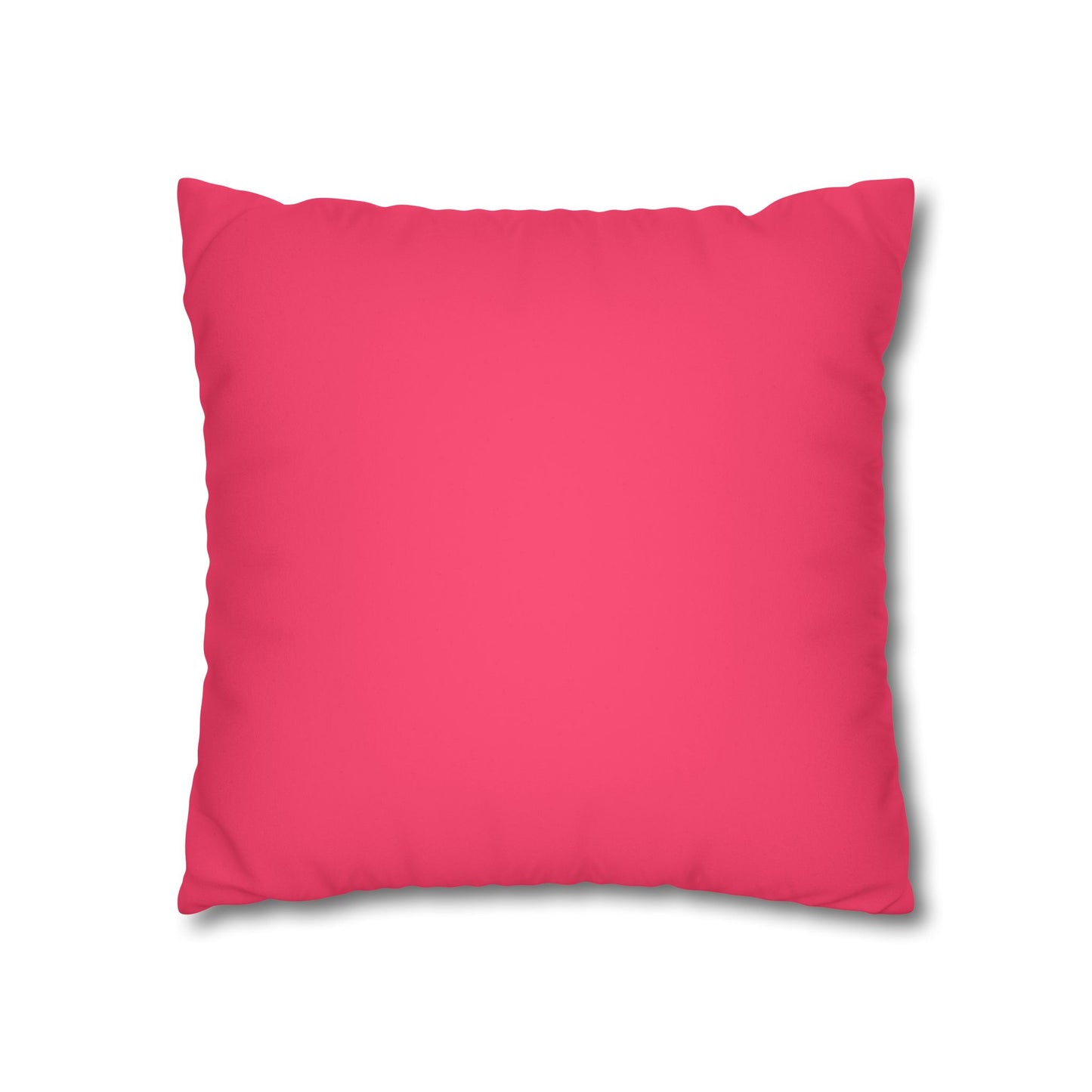 Dope Raspberry Faux Suede Square Pillowcase