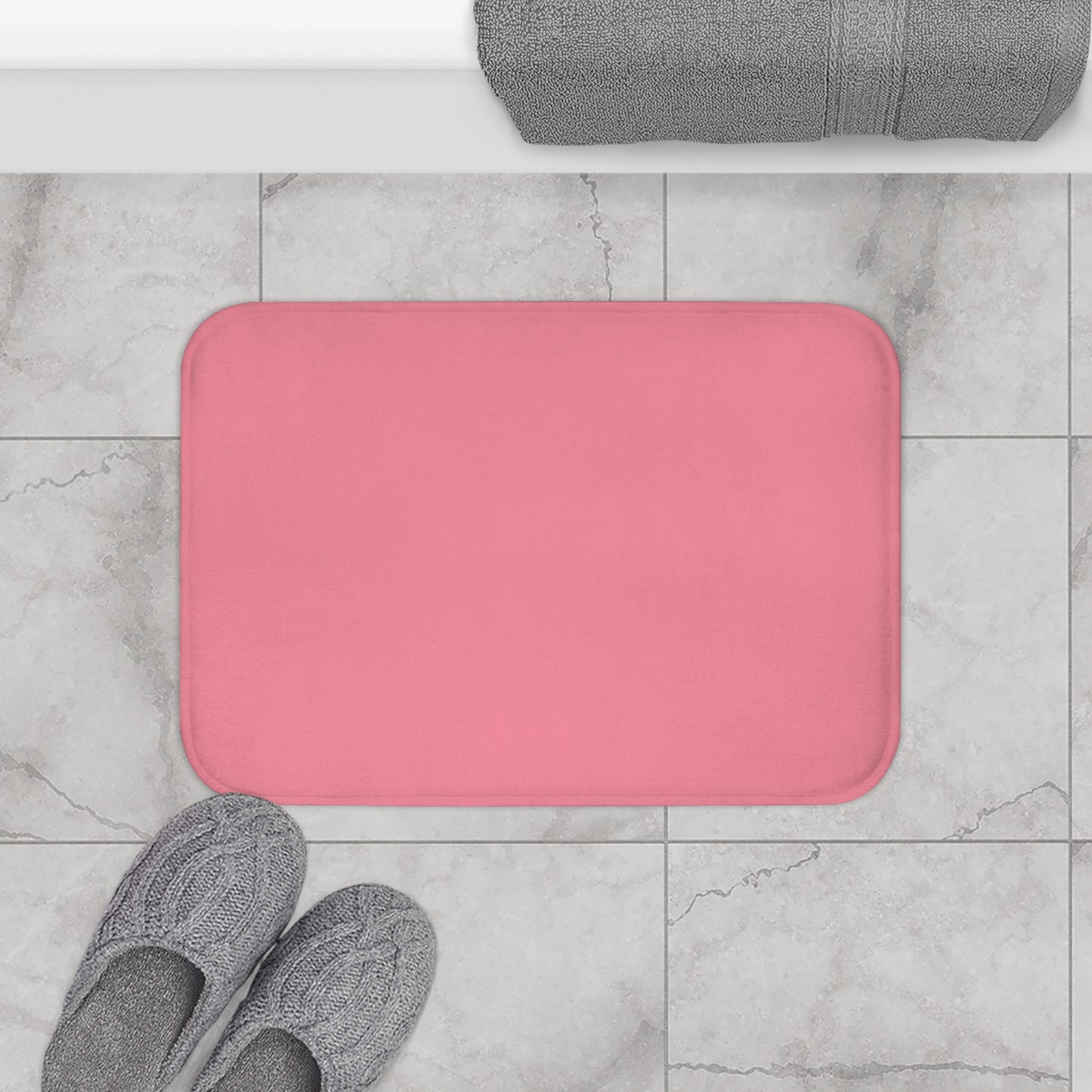 Pretty Light Pink Bath Mat