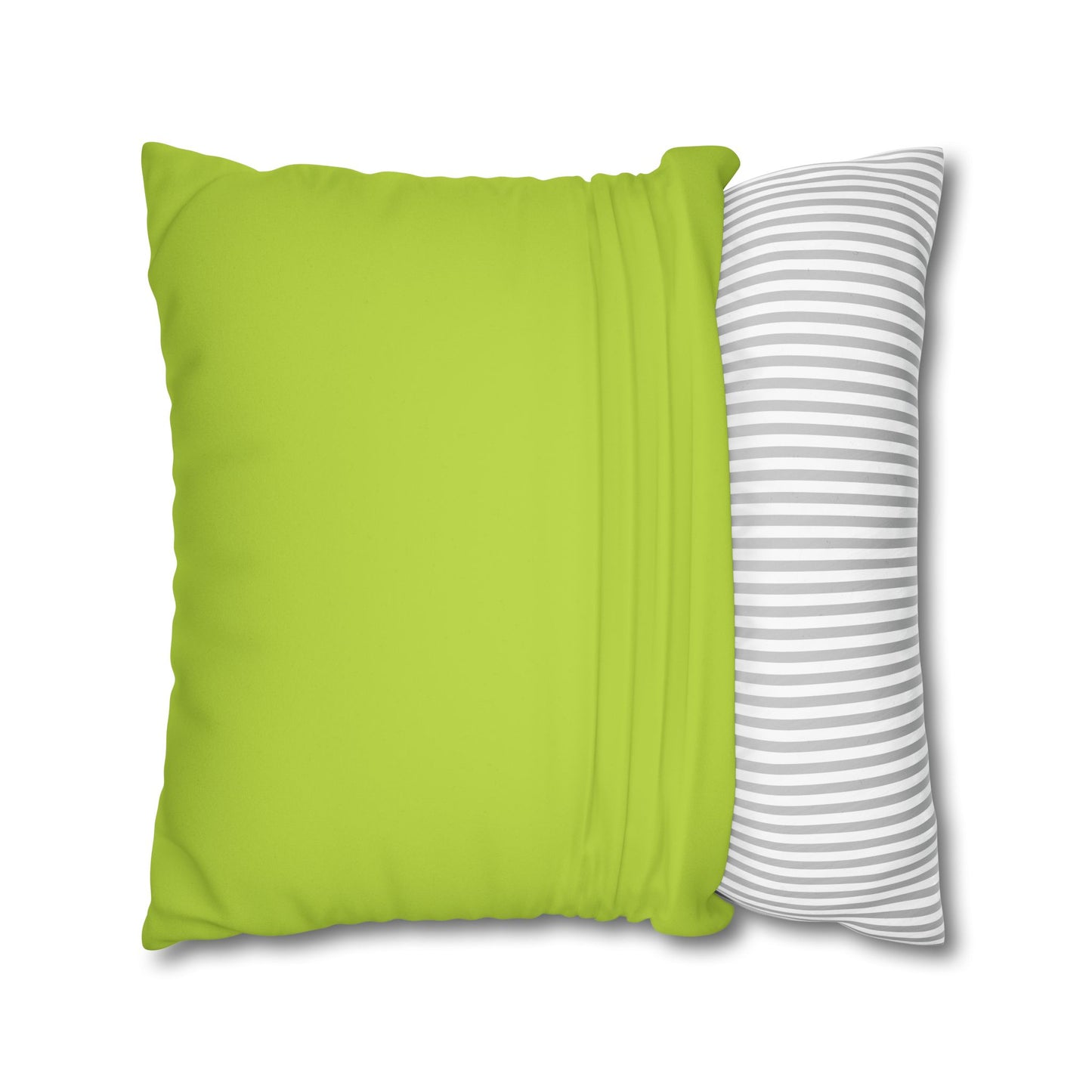 Dope Lime Faux Suede Square Pillowcase