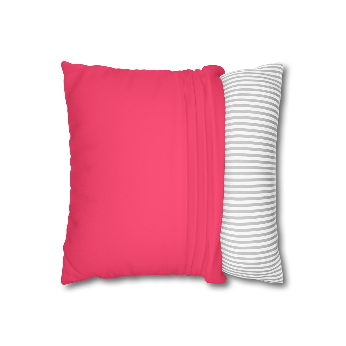 Dope Raspberry Faux Suede Square Pillowcase