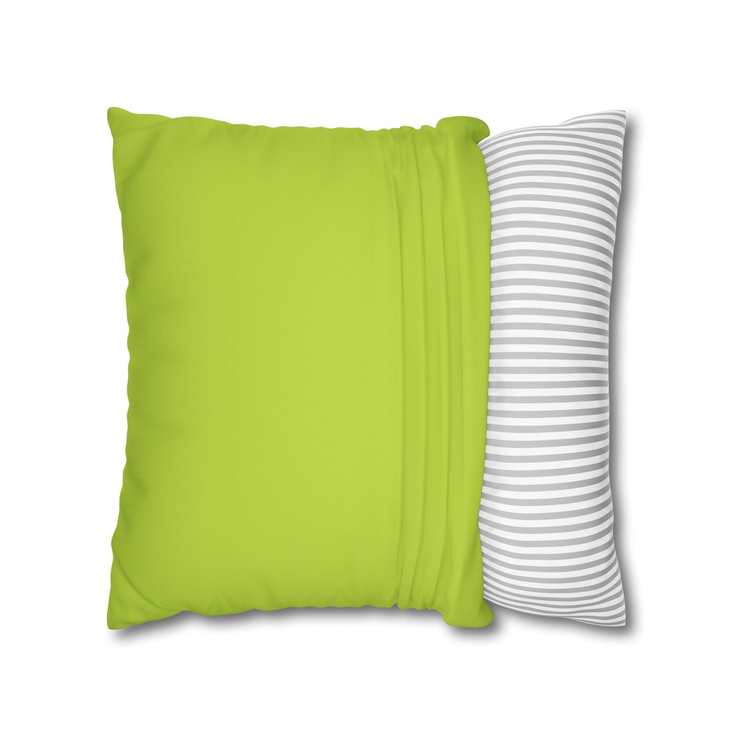 Dope Lime Faux Suede Square Pillowcase