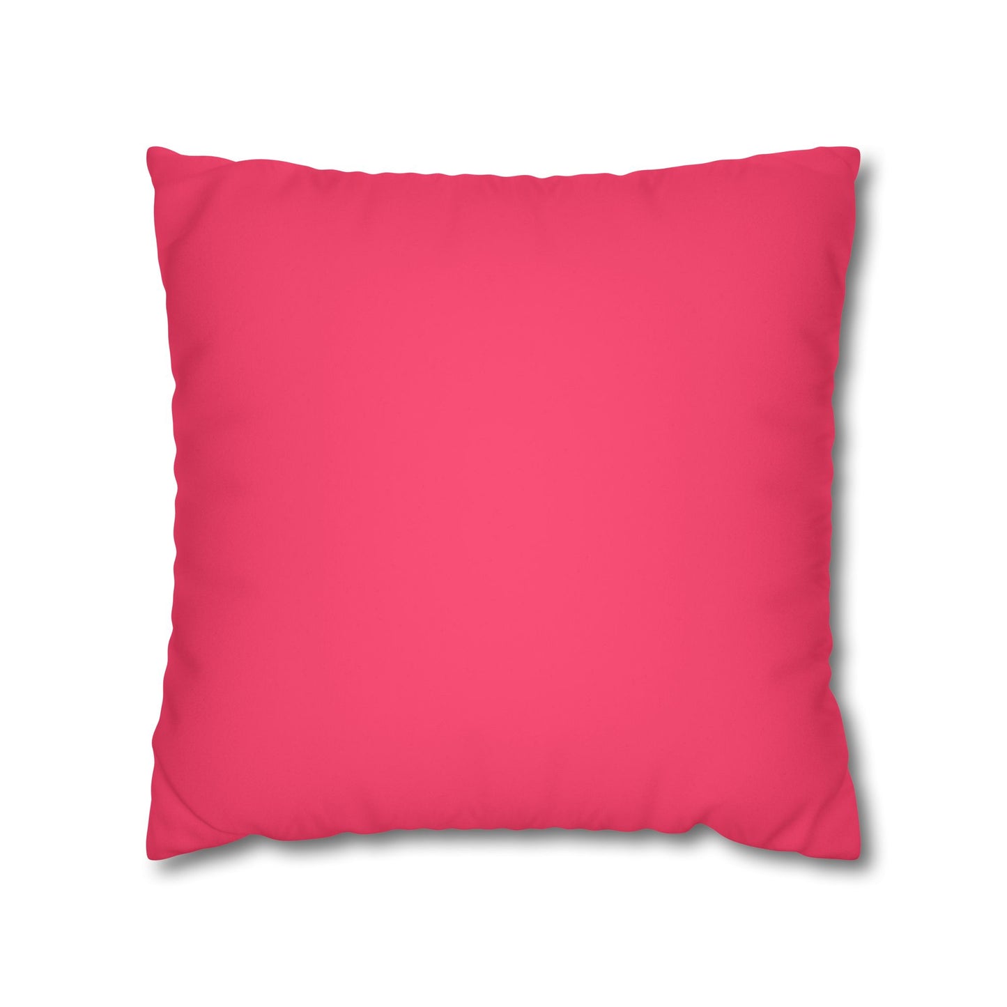 Dope Raspberry Faux Suede Square Pillowcase