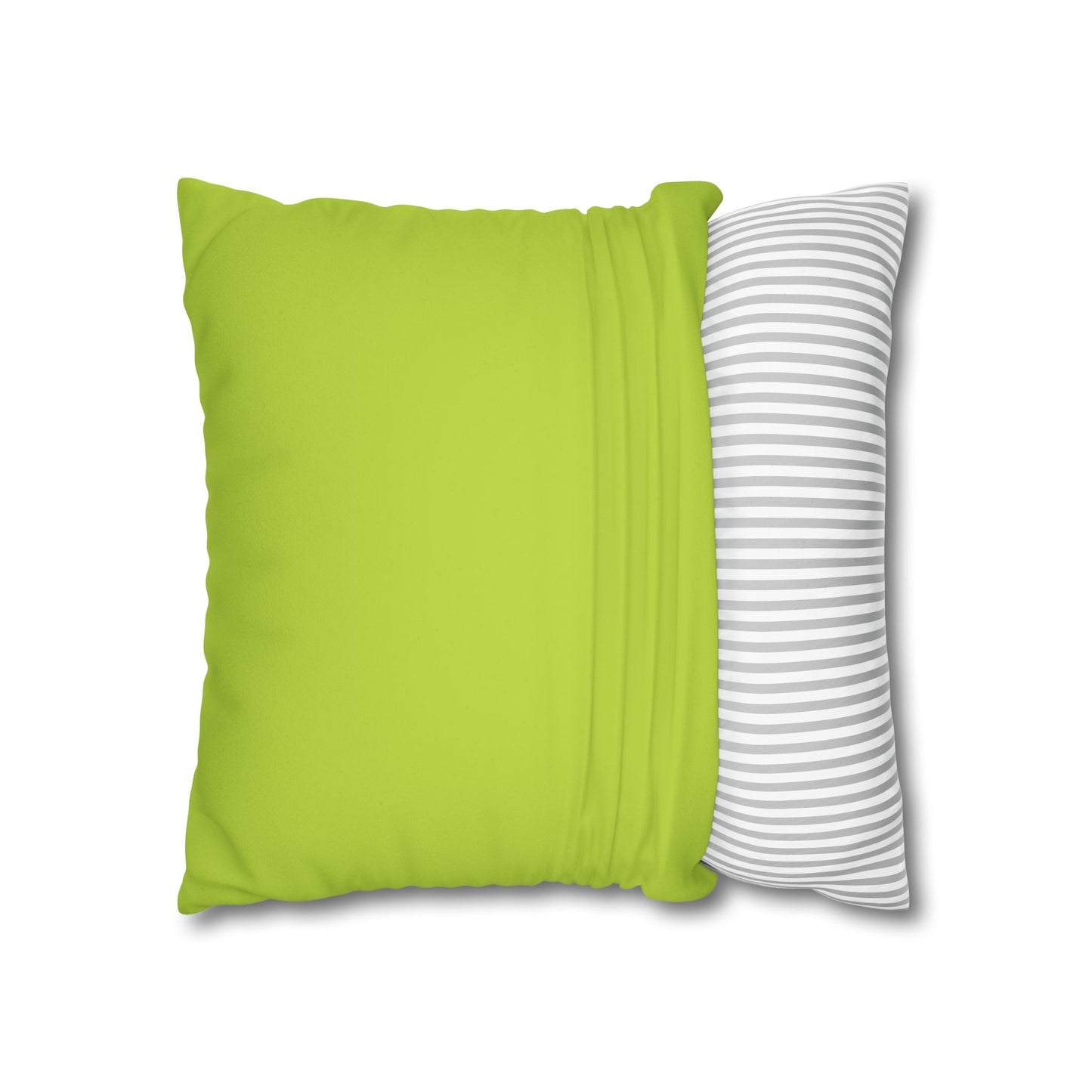 Dope Lime Faux Suede Square Pillowcase