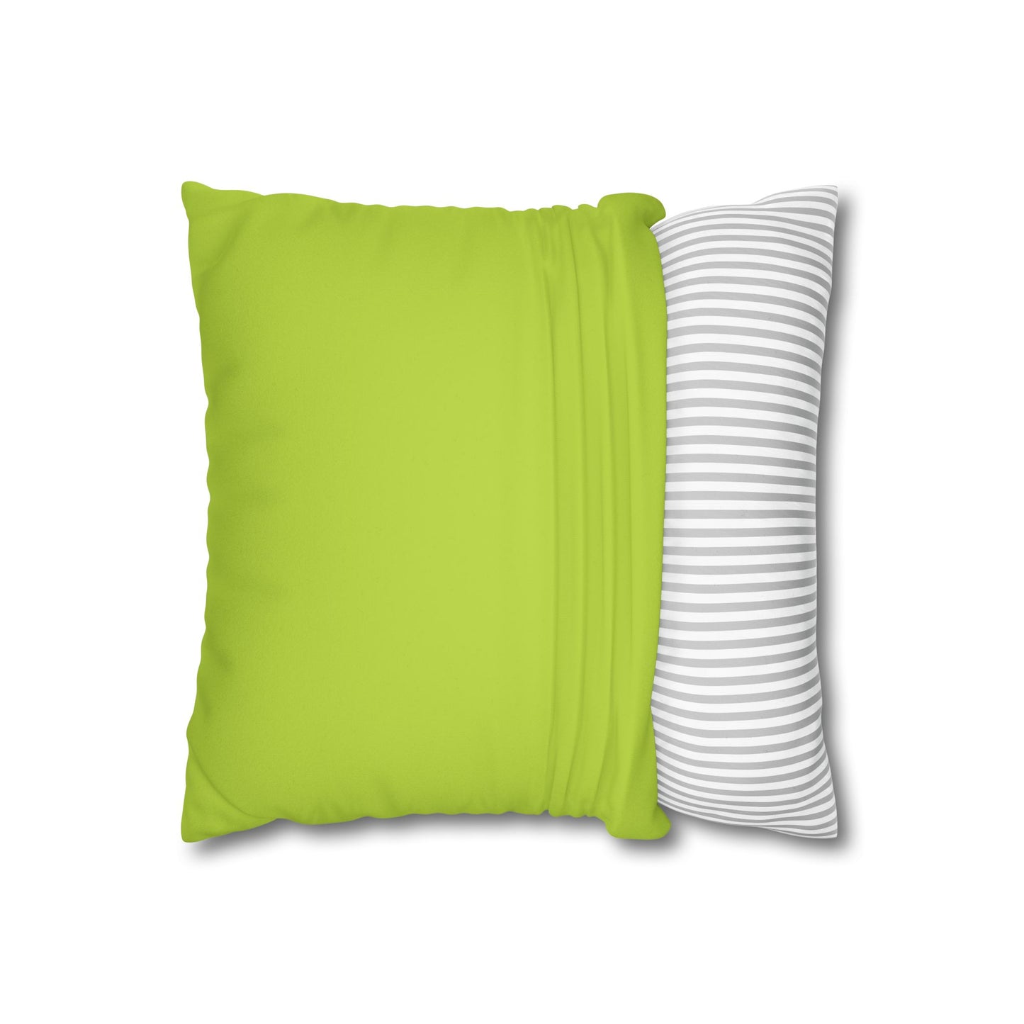 Dope Lime Faux Suede Square Pillowcase