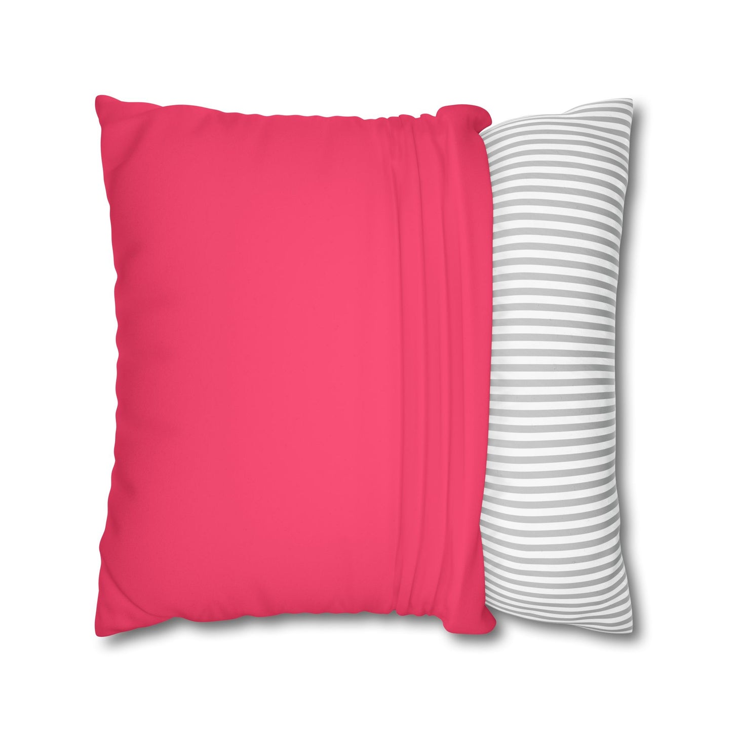 Dope Raspberry Faux Suede Square Pillowcase