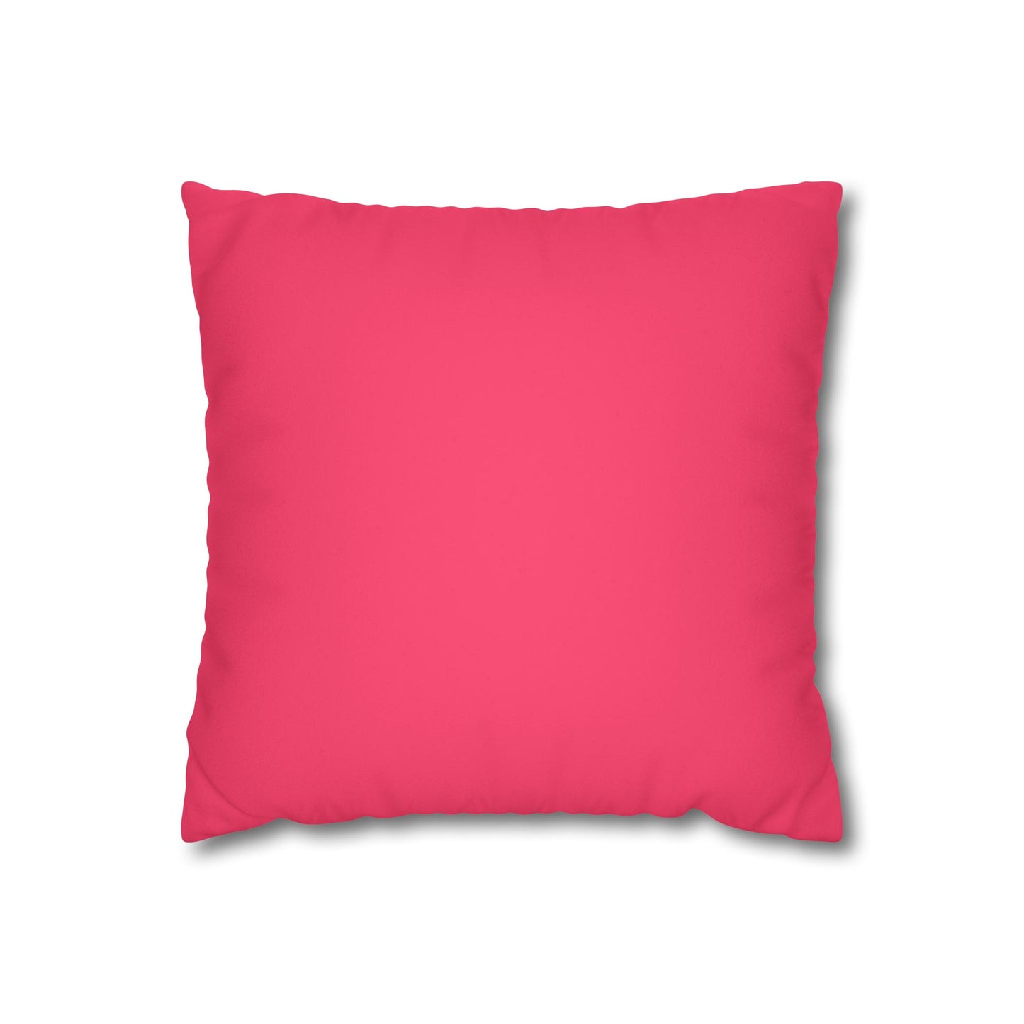 Dope Raspberry Faux Suede Square Pillowcase