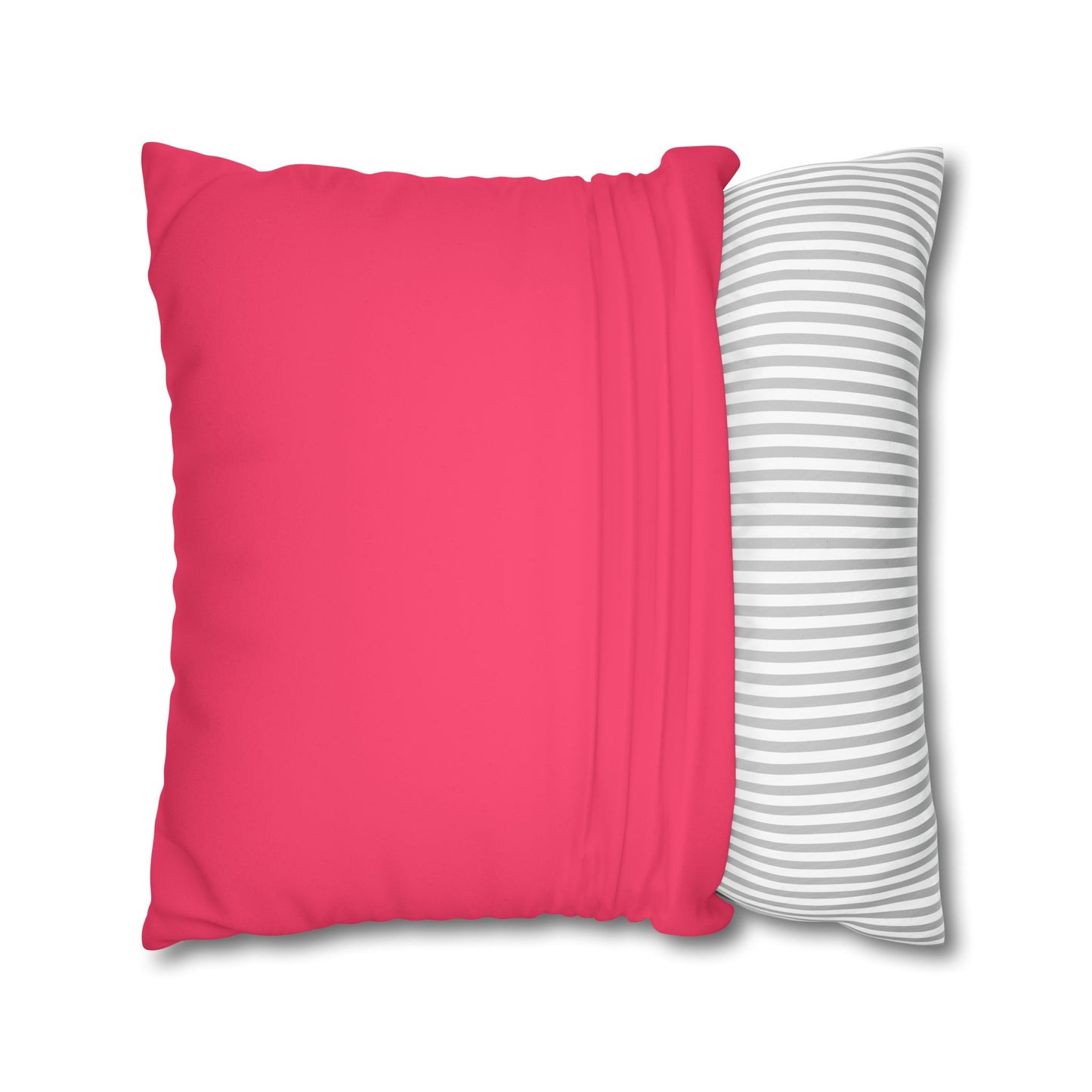 Dope Raspberry Faux Suede Square Pillowcase