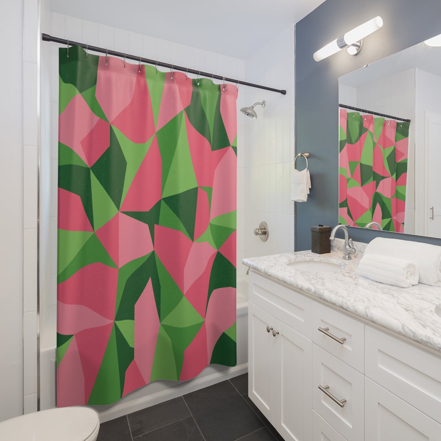 Pretty Geo Shower Curtain
