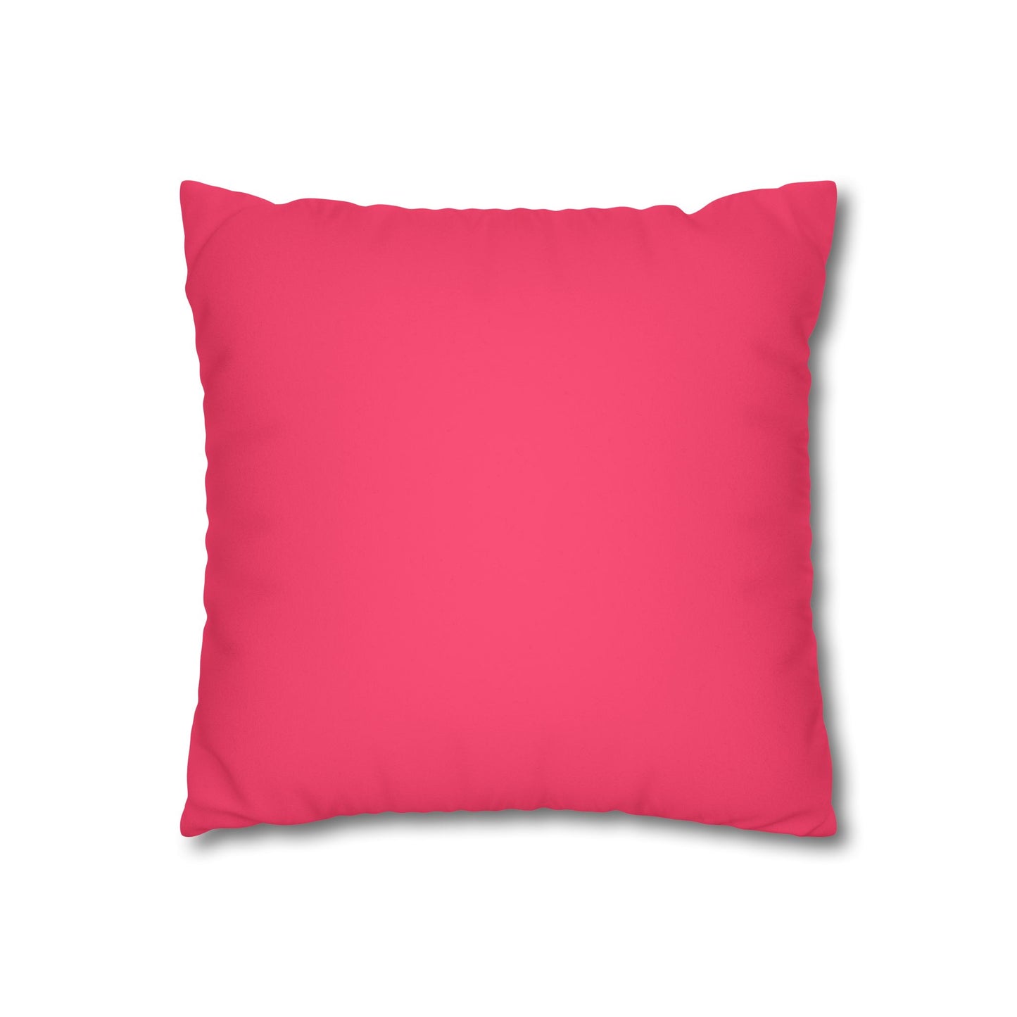 Dope Raspberry Faux Suede Square Pillowcase