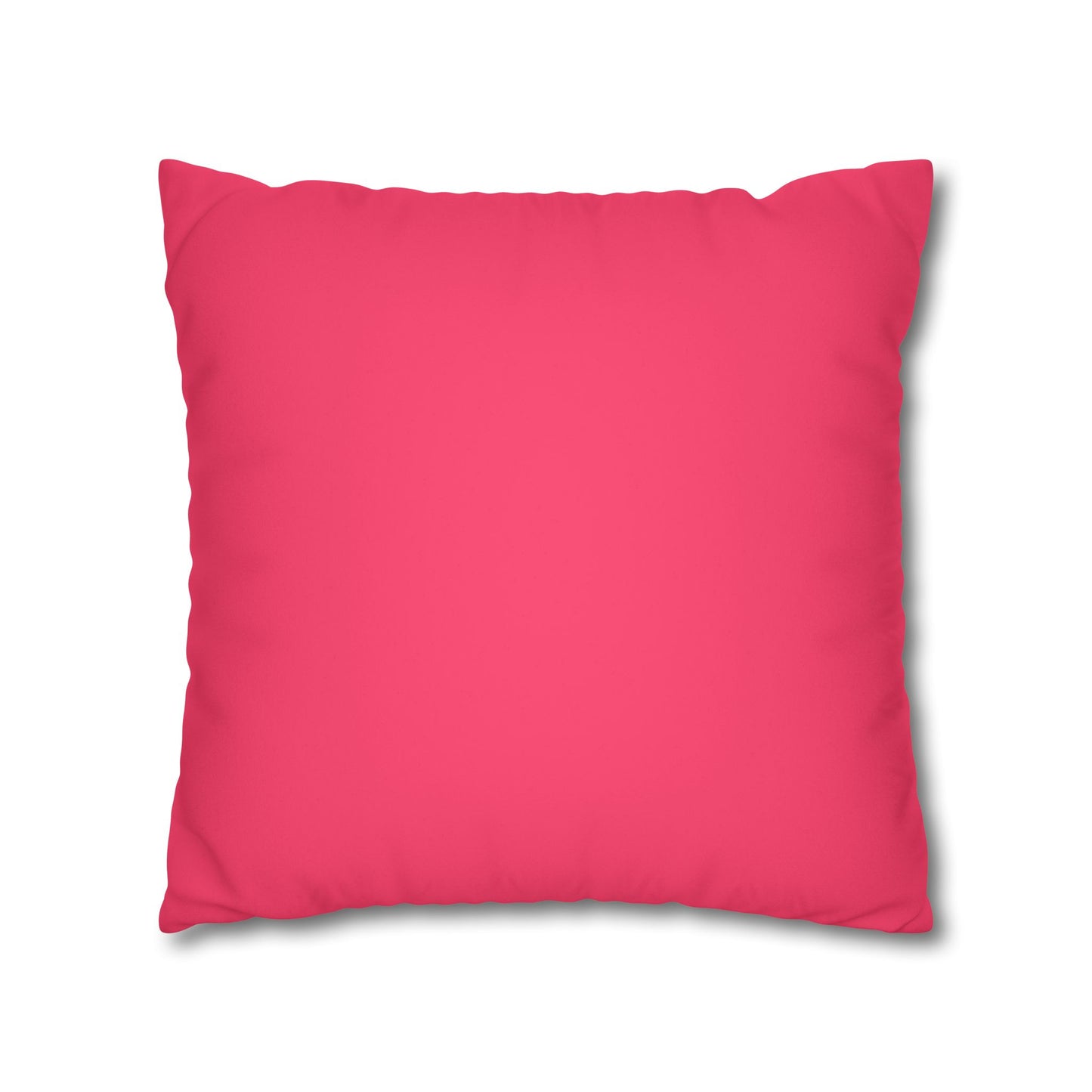 Dope Raspberry Faux Suede Square Pillowcase