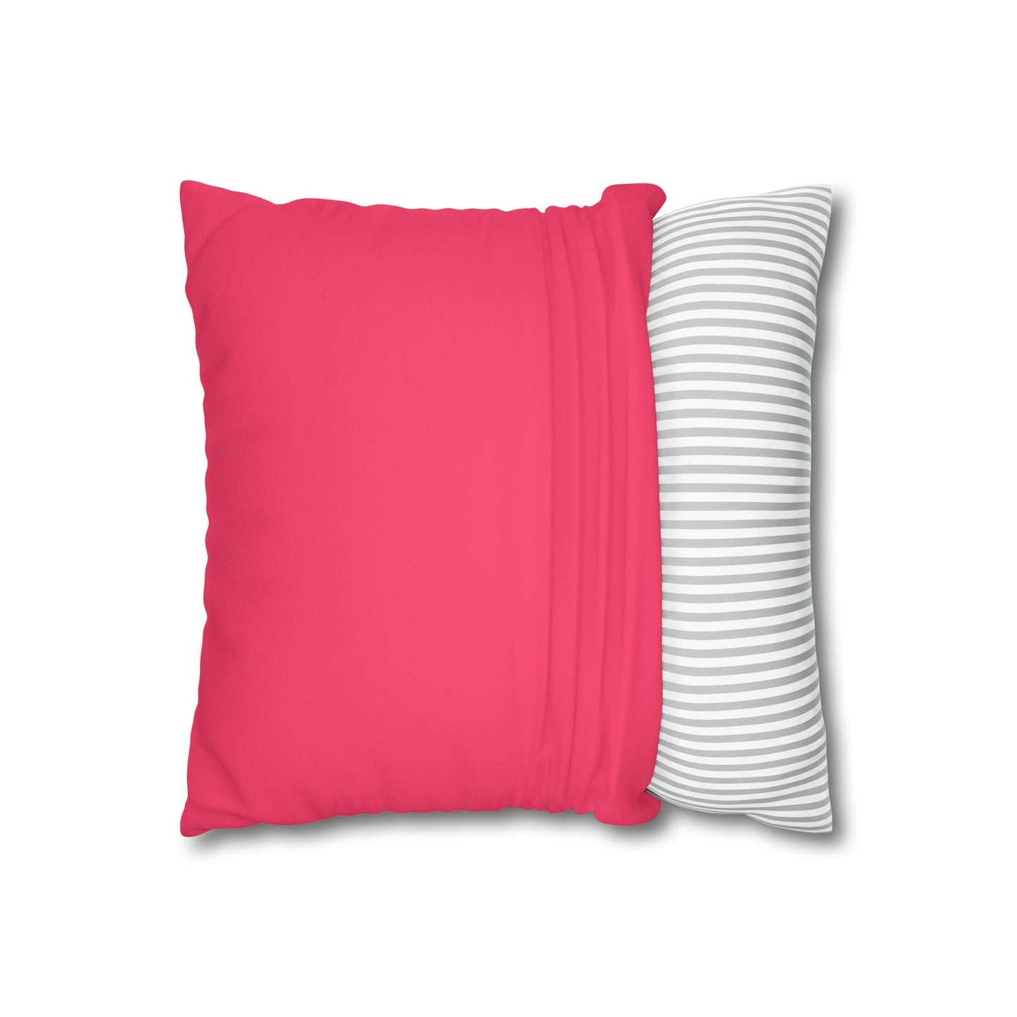 Dope Raspberry Faux Suede Square Pillowcase