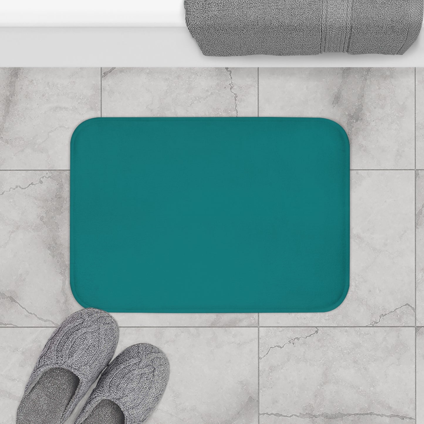 Dope Teal Bath Mat