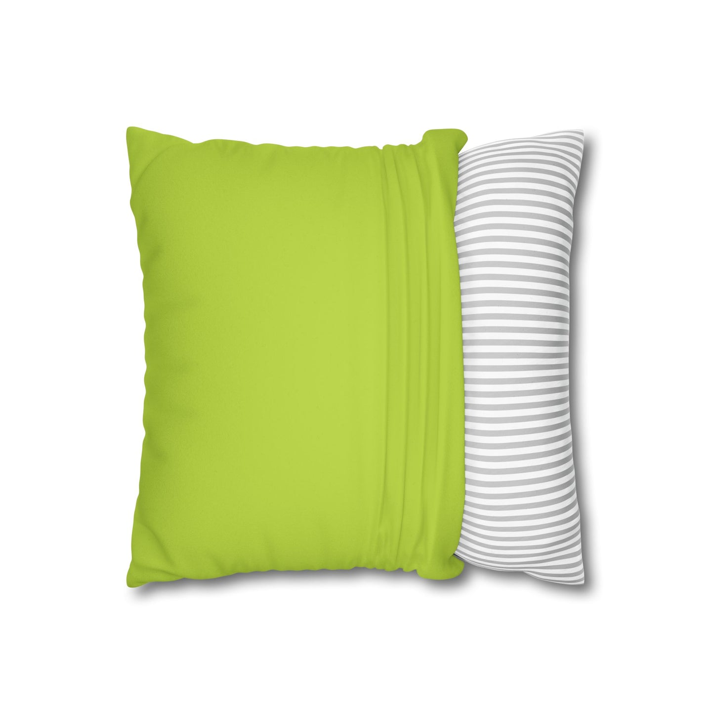 Dope Lime Faux Suede Square Pillowcase