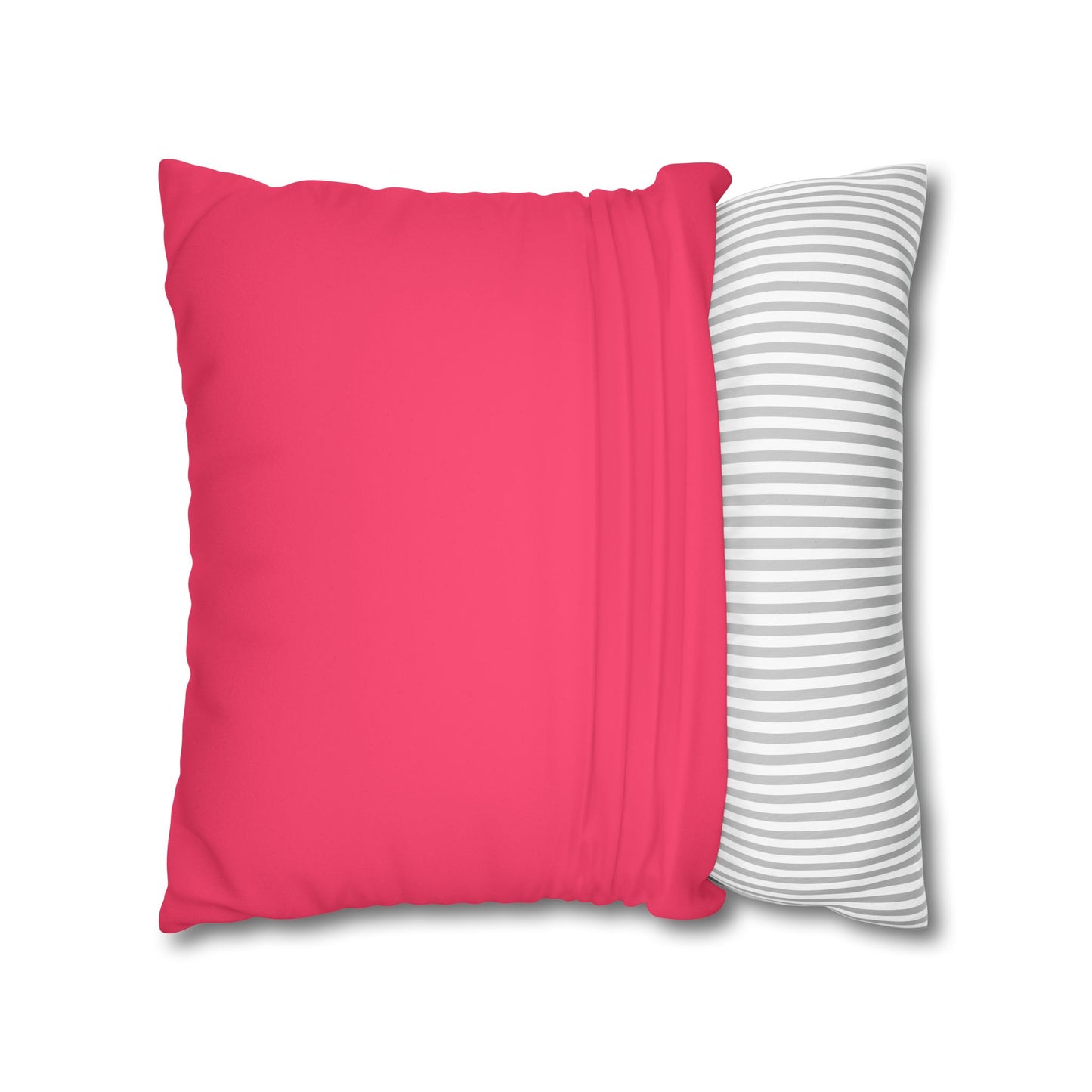 Dope Raspberry Faux Suede Square Pillowcase