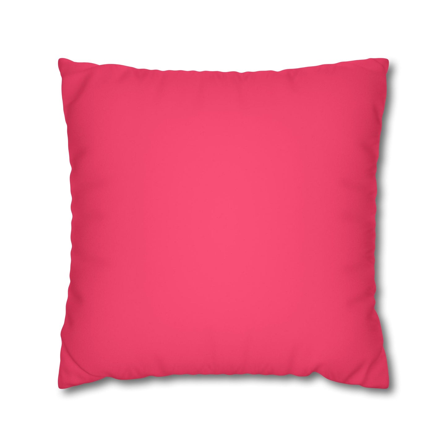 Dope Raspberry Faux Suede Square Pillowcase