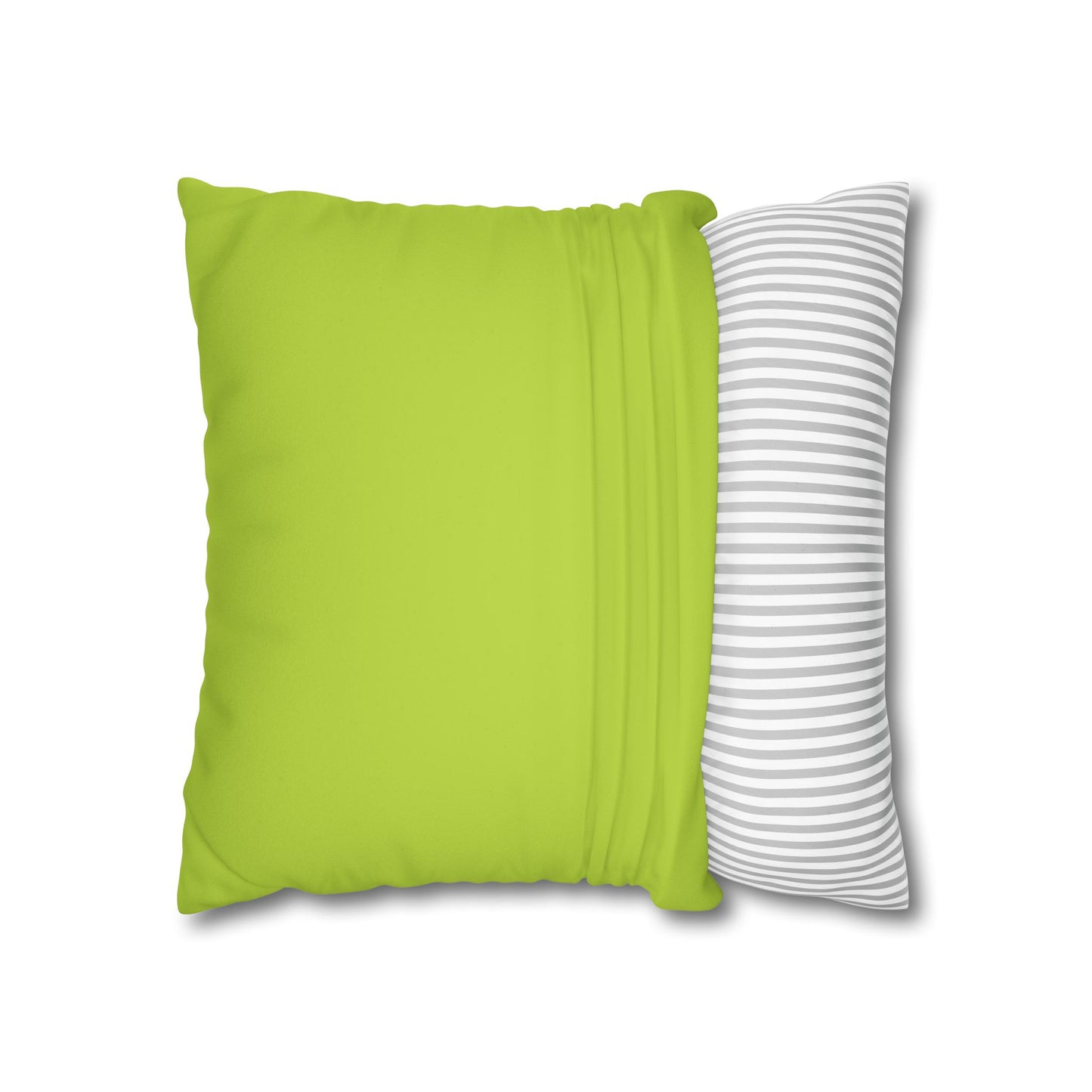 Dope Lime Faux Suede Square Pillowcase
