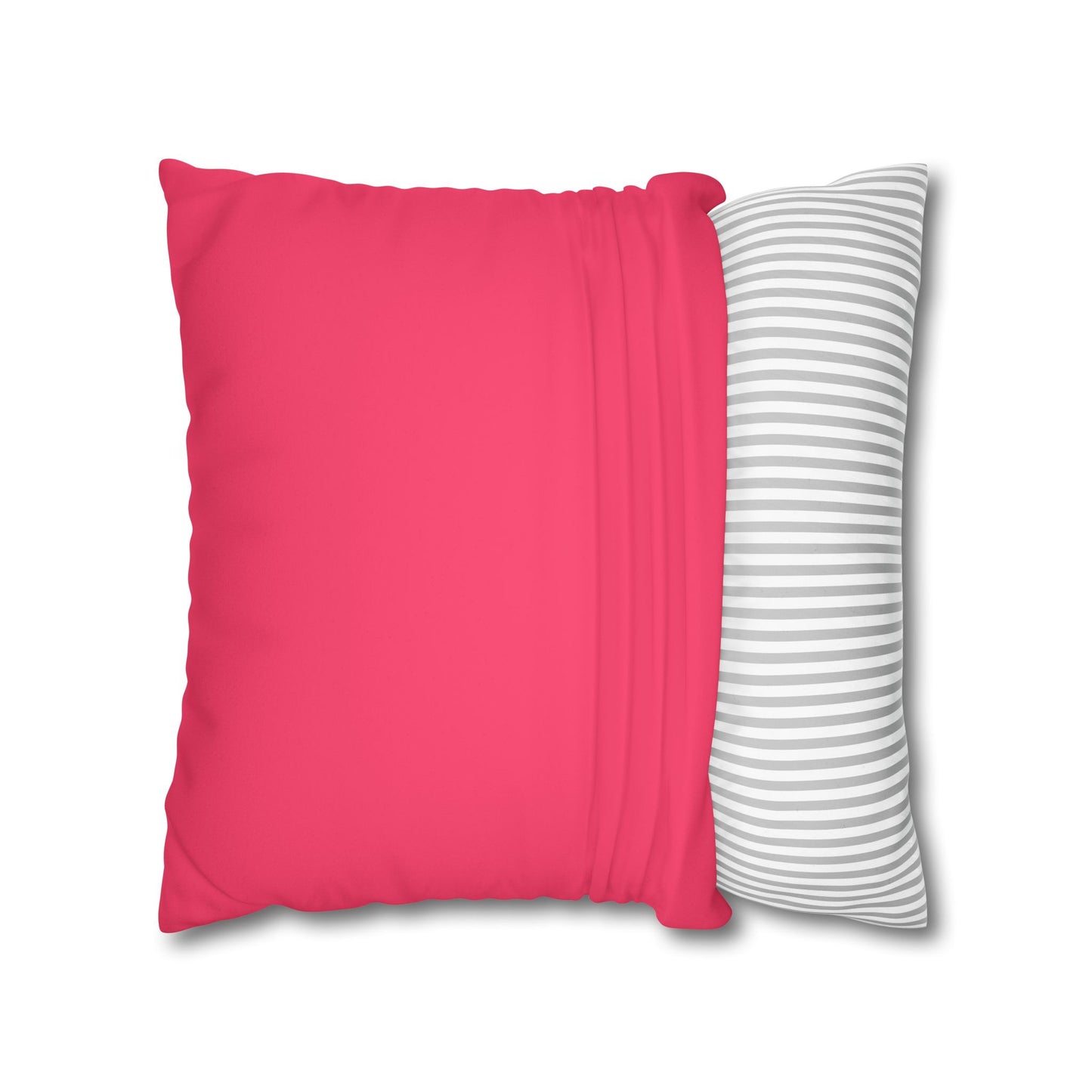 Dope Raspberry Faux Suede Square Pillowcase