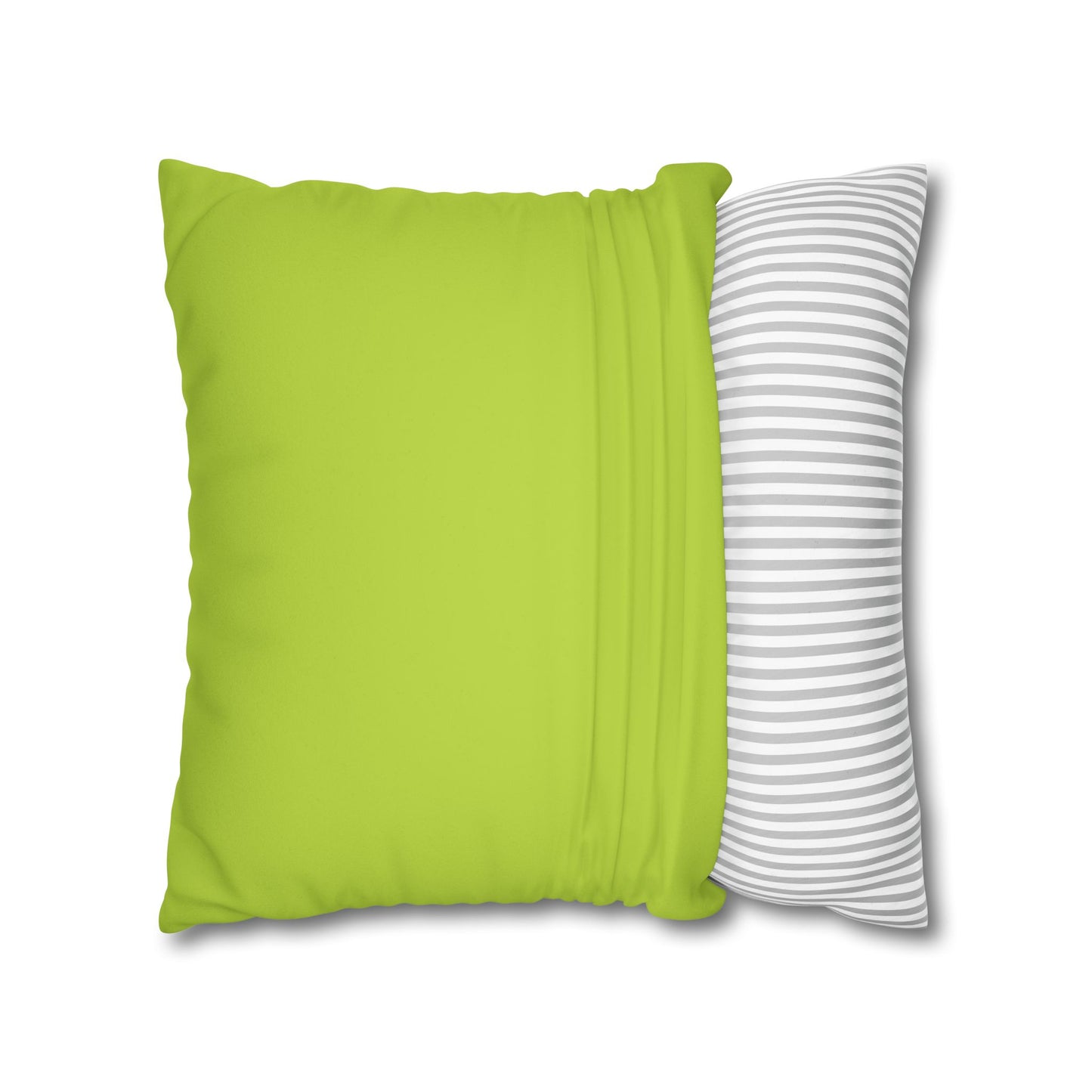 Dope Lime Faux Suede Square Pillowcase