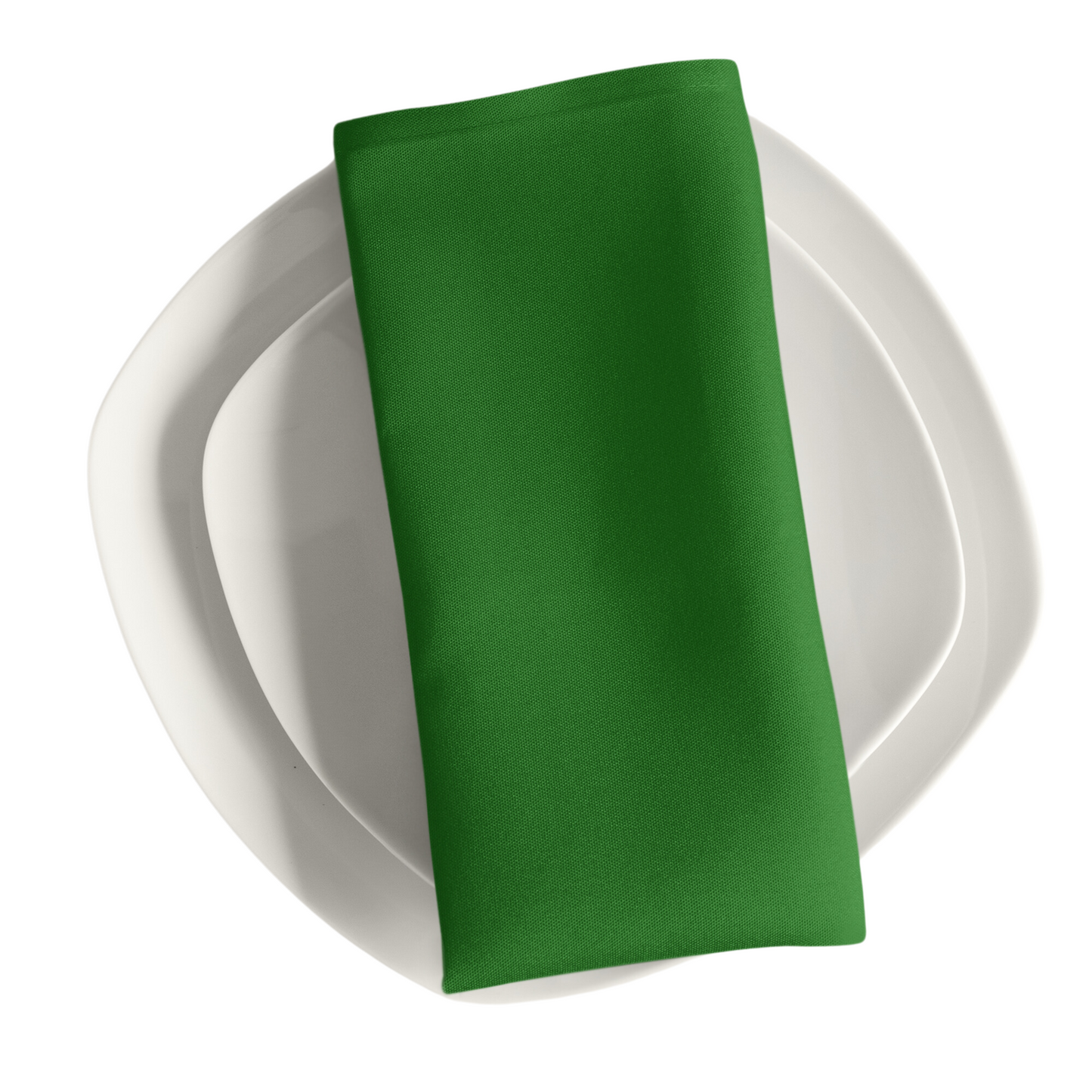 Dark Green Poly Twill Napkin