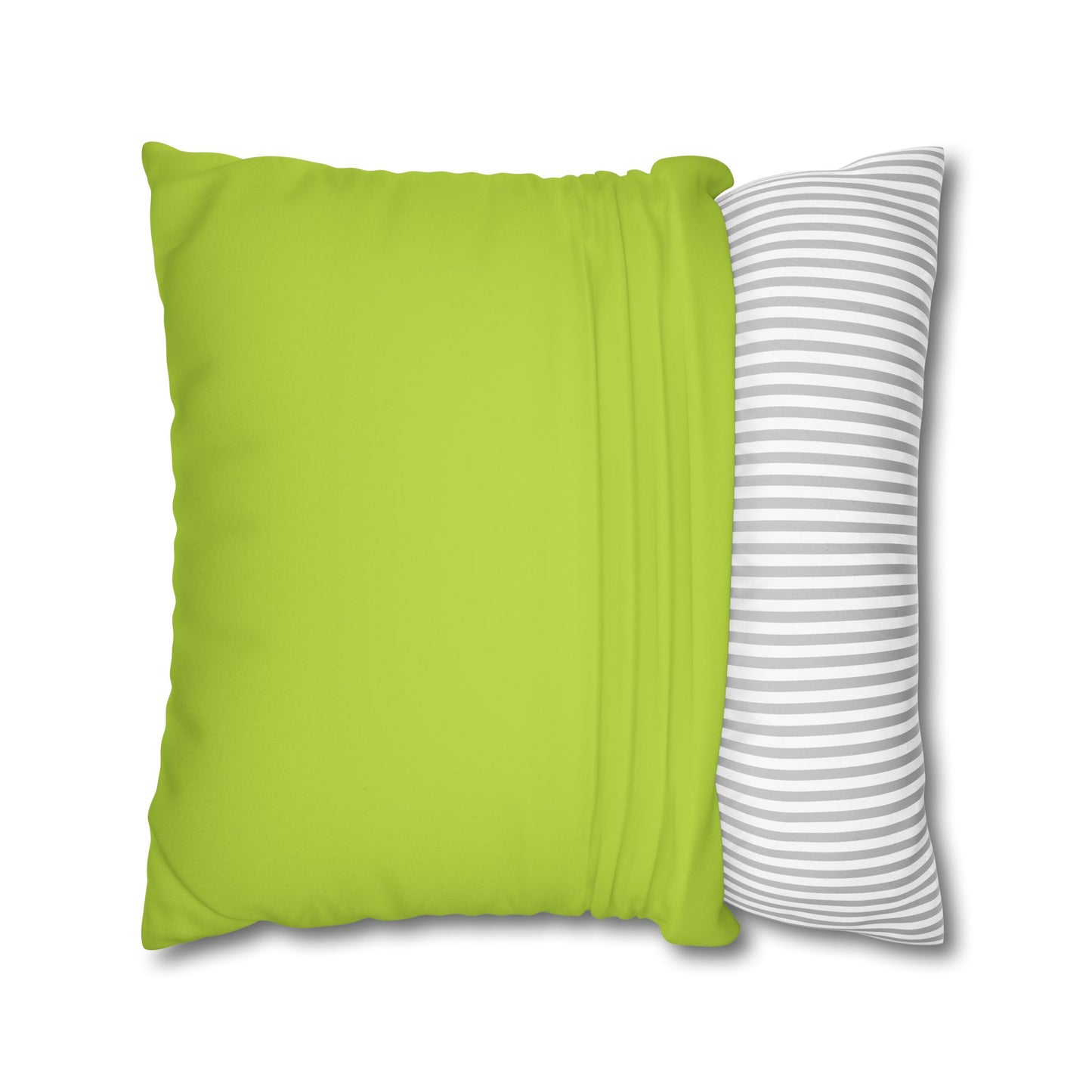 Dope Lime Faux Suede Square Pillowcase