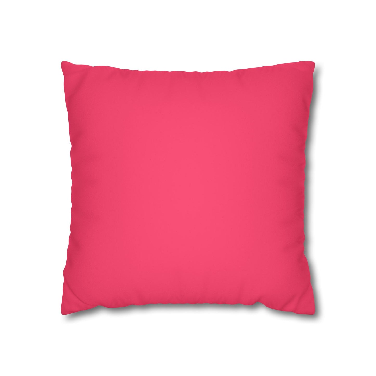 Dope Raspberry Faux Suede Square Pillowcase