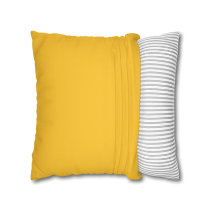 Dope Sunshine Faux Suede Square Pillowcase