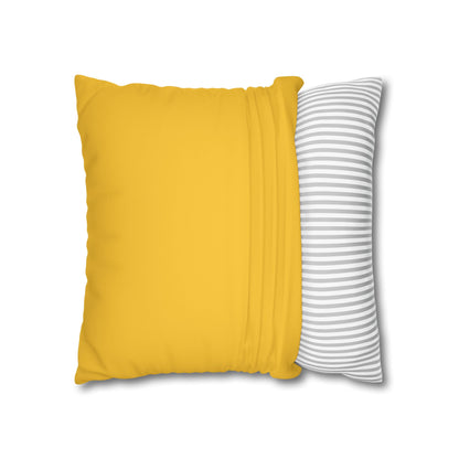 Dope Sunshine Faux Suede Square Pillowcase