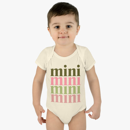 "Mini" Infant Baby Rib Bodysuit (Spring '23)