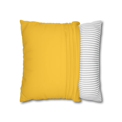 Dope Sunshine Faux Suede Square Pillowcase