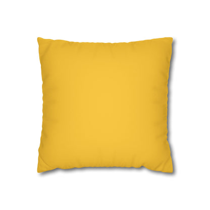Dope Sunshine Faux Suede Square Pillowcase