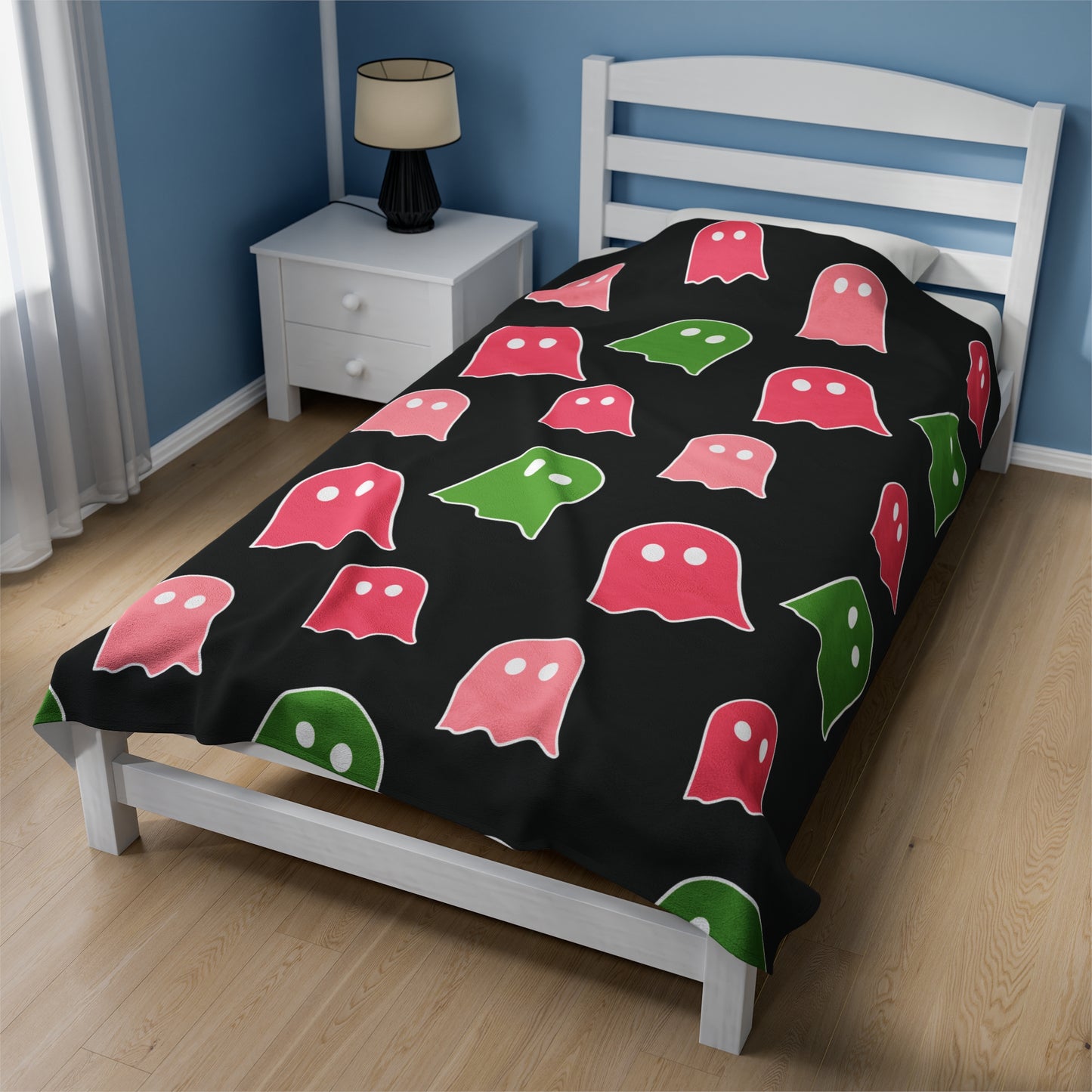 Pretty Spooky Velveteen Plush Blanket