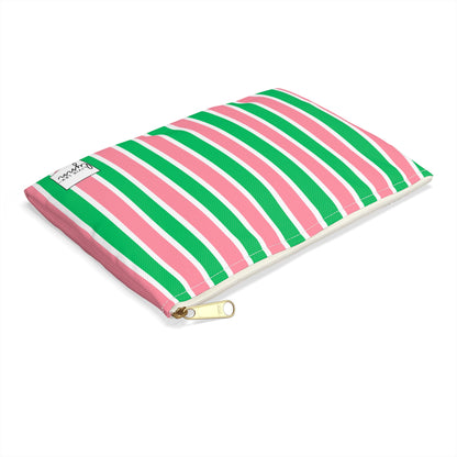 Lex Striped Accessory Pouch