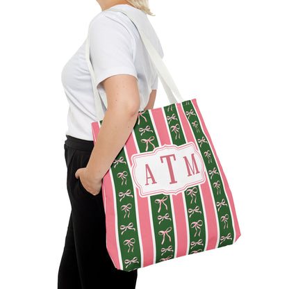 Bowed and Beautiful Custom Tote Bag