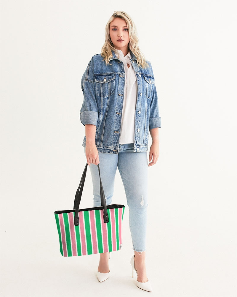 Lex Striped Stylish Tote