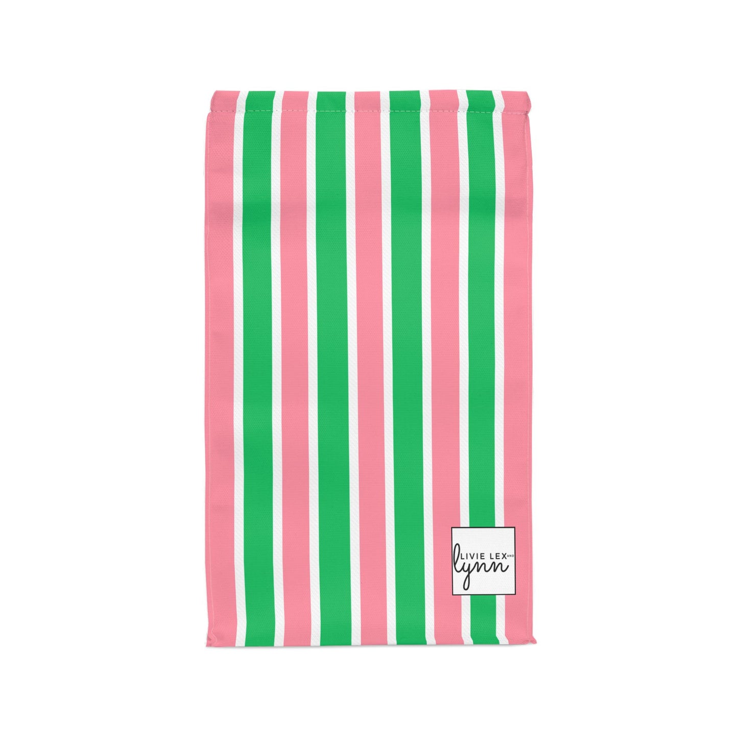 Lex Striped Polyester Lunch Bag