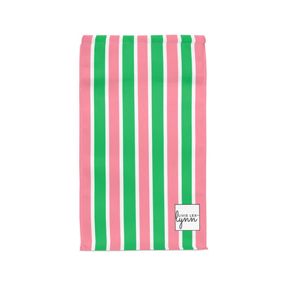 Lex Striped Polyester Lunch Bag