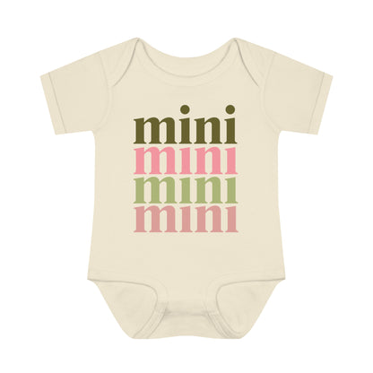 "Mini" Infant Baby Rib Bodysuit (Spring '23)