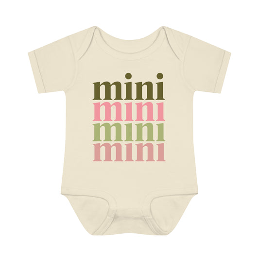 "Mini" Infant Baby Rib Bodysuit (Spring '23)