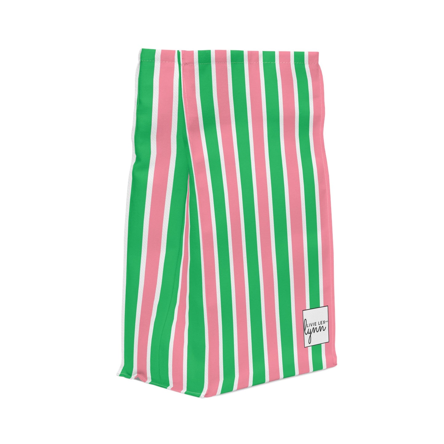 Lex Striped Polyester Lunch Bag