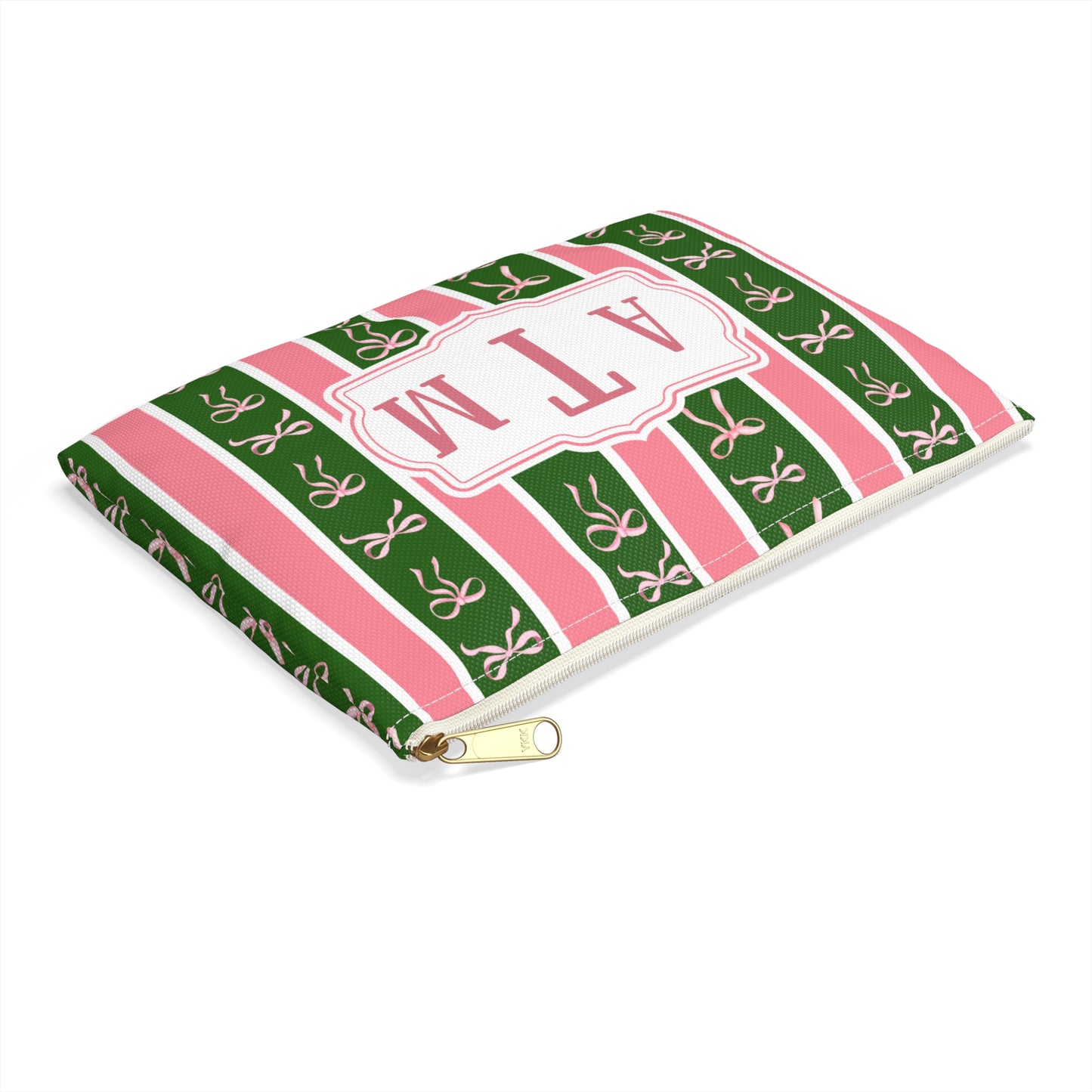 Bowed and Beautiful Custom Zip Pouch