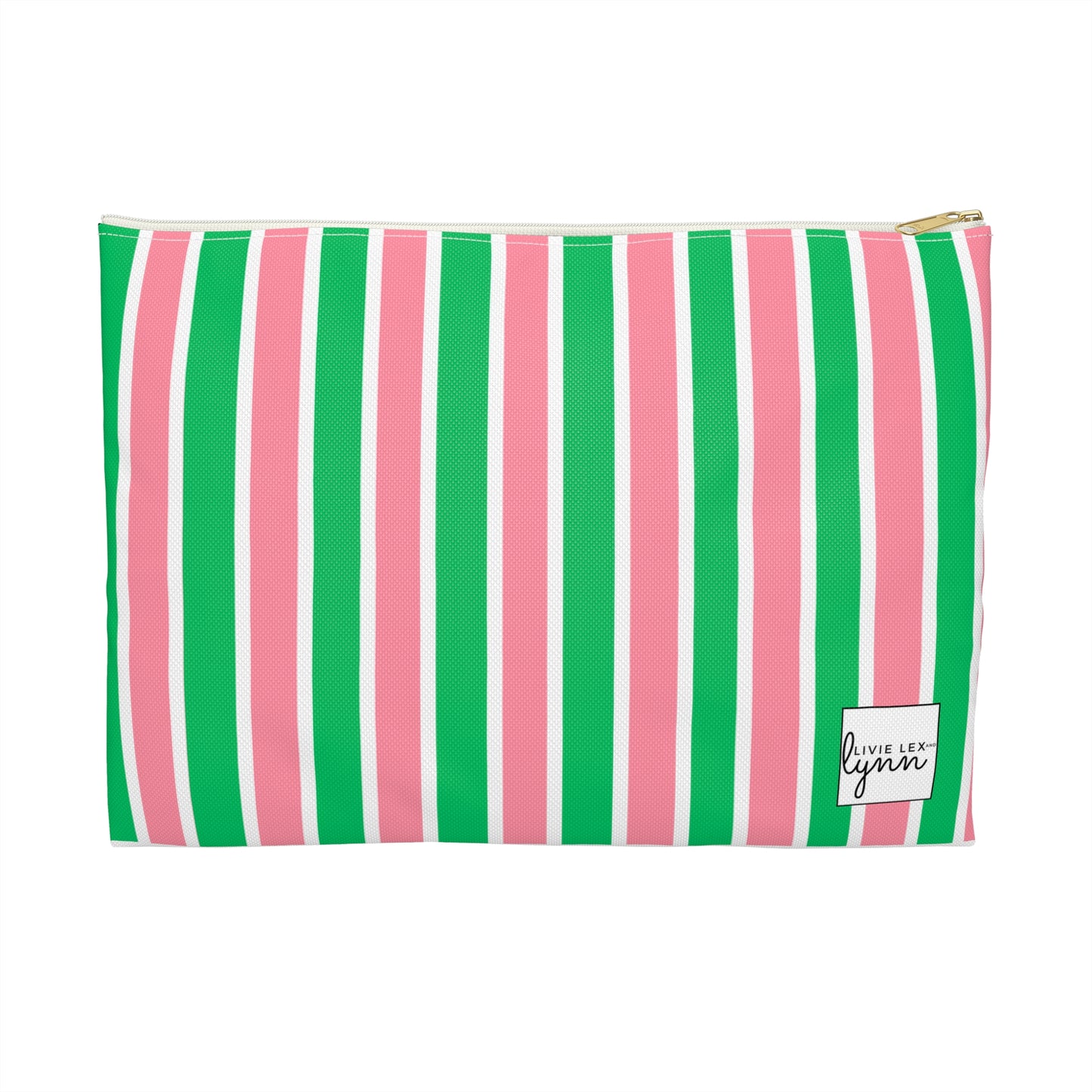 Lex Striped Accessory Pouch