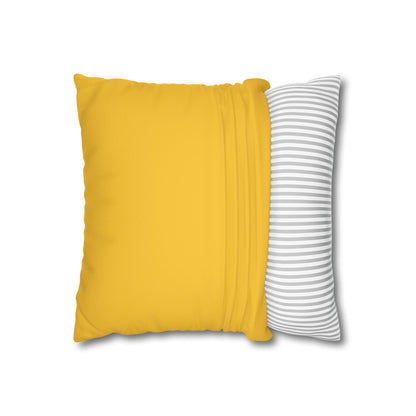 Dope Sunshine Faux Suede Square Pillowcase