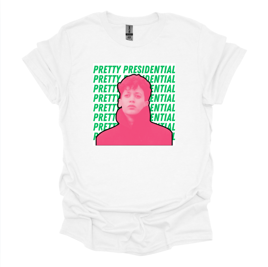 Pretty Presidential Unisex Tee (White)