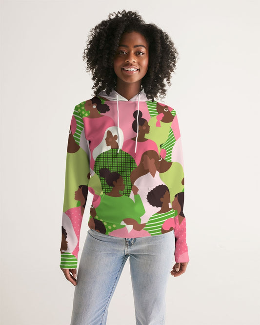 Profiles of Pearlfection 2 Women's All-Over Print Hoodie