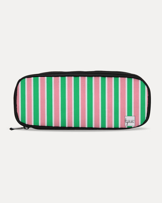 Lex Striped Pencil Case