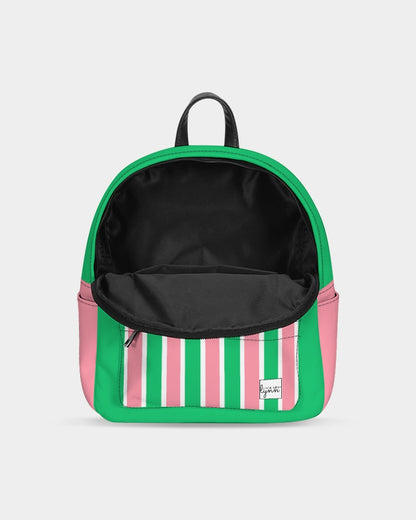 Lex Striped Mini Canvas Backpack