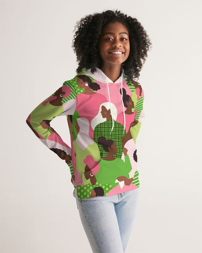 Profiles of Pearlfection 2 Women's All-Over Print Hoodie